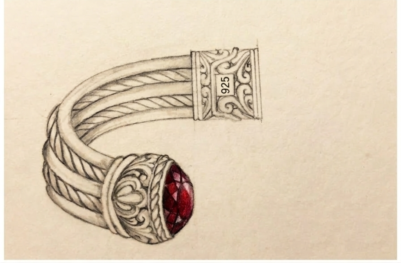 Luna Iva design sketch